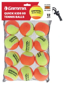 GAMMA Quick Kids 60 Stage 2 Orange Junior Tennis Balls 12 Pack