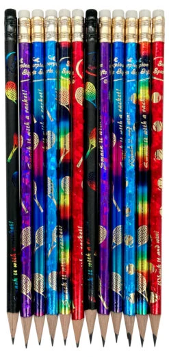 Apollo® Tennis Themed Pencil 12 Pack