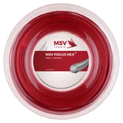 MSV Focus-Hex 19 1.10mm 200M Reel -Racquet Shop msv focus hex 17l 1 18mm 200m reel red 25946.1731578973