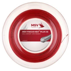 MSV Focus-Hex Plus 38 17 1.20mm 200M Reel -Racquet Shop msv focus hex plus 38 17 1 20mm 200m reel red 09991 64397.1698772704