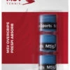 MSV Prespi Absorb Overgrip 3 Pack -Racquet Shop msv prespi absorb overgrip 3 pack blue 56105 96593.1698771984