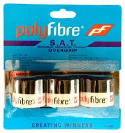Polyfibre S.A.T. Overgrip 3 Pack -Racquet Shop polyfibre s a t overgrip 3 pack black 91107 70946.1698771829