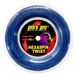 Pro's Pro Hexaspin Twist 16L 1.25mm 200M Reel -Racquet Shop pros pro hexaspin twist 16l 1 25mm 200m reel blue 97239 87042.1698770201