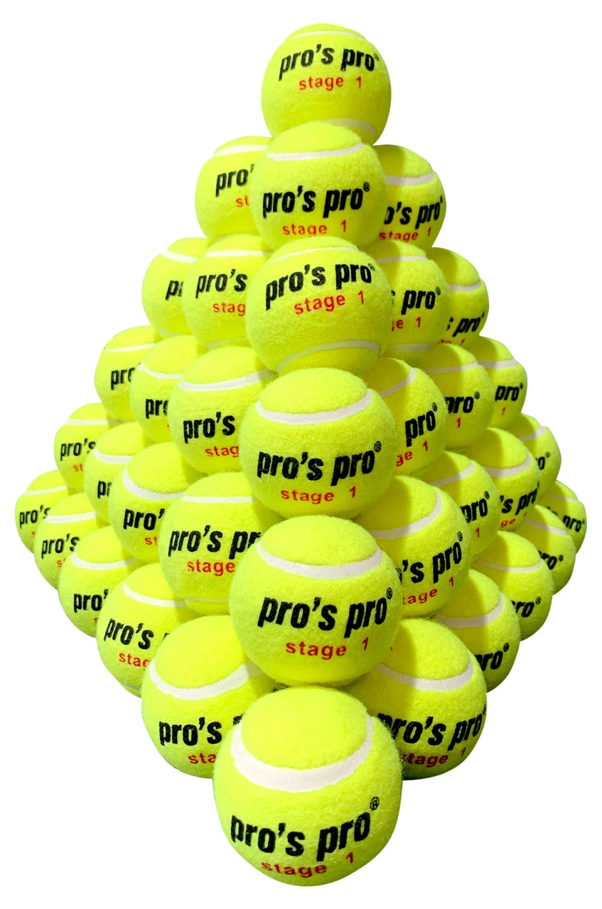 Pro's Pro Stage 1 Green Junior Tennis Balls 60 Pack 2 Pro's Pro Stage 1 Green Junior Tennis Balls 60 Pack