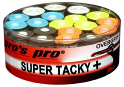 Pro's Pro Super Tacky Plus Overgrip 30 Pack -Racquet Shop pros pro super tacky plus overgrip 30 pack assorted 37116.1731594973
