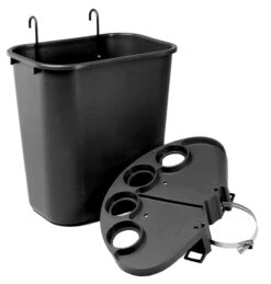 Tourna Tennis Court Tidy Bin -Racquet Shop tourna tennis court tidy bin black 98165 58233.1698771160